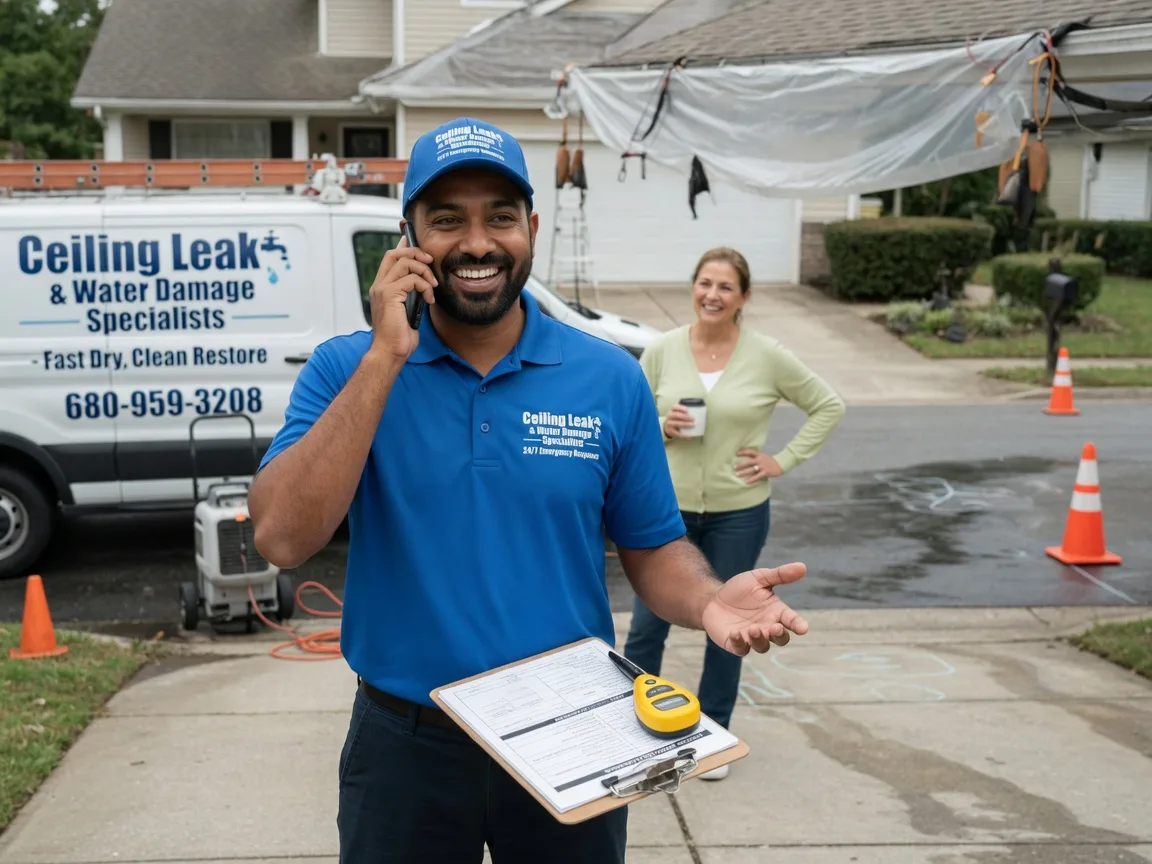 Ceiling Leak Cleanup Dimock, SD FAQs